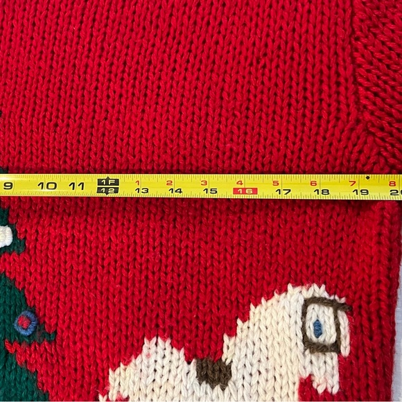 Handknit HolidaySweater by Club Classics Size L. - Picture 9 of 12